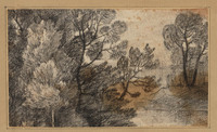L 062
          <br/>
          Landschap met bomen en meertje
          <br/>
          <em>Lorrain, Claude (1604/5-1682)</em>